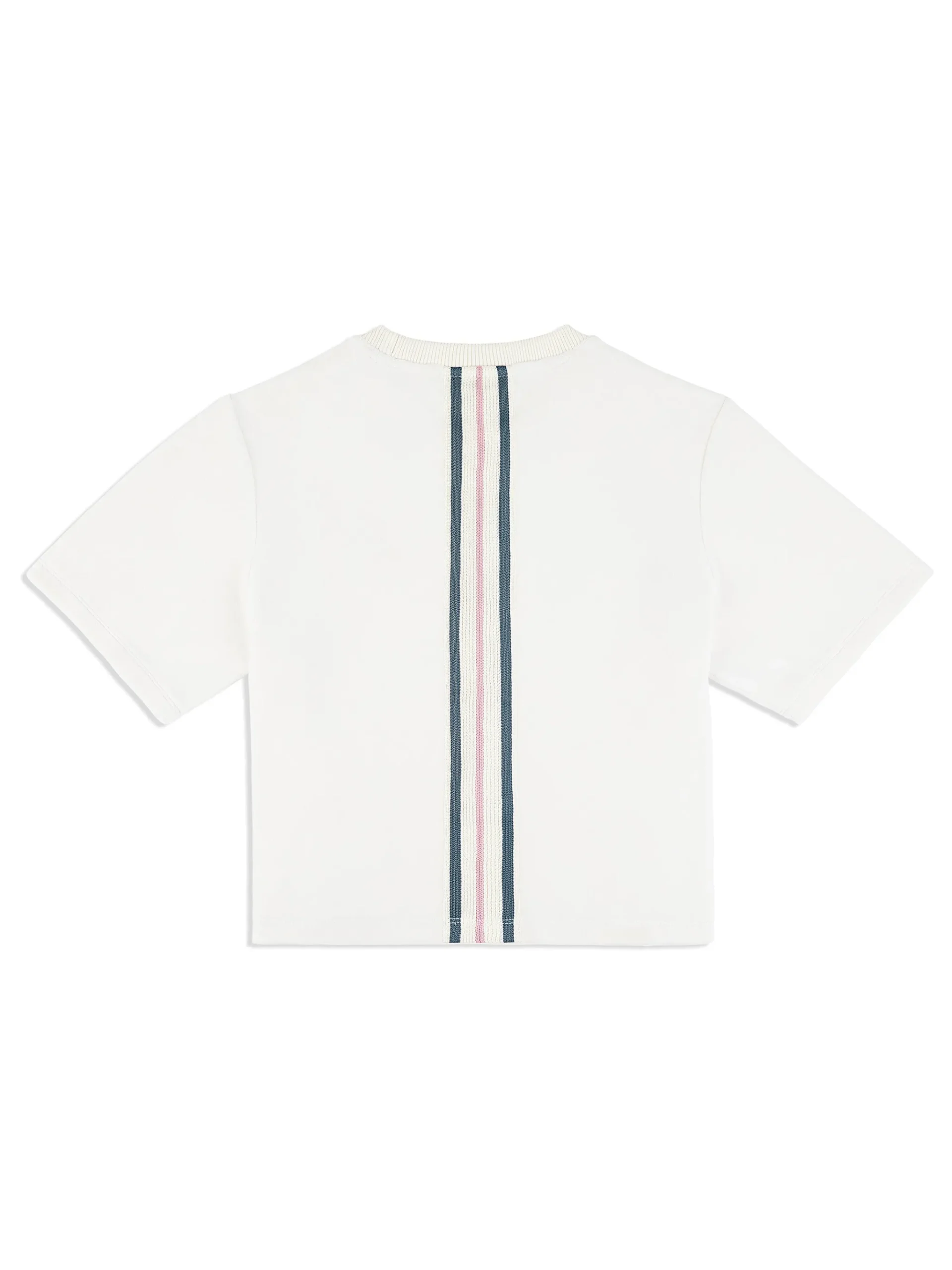 Adele Velour T-Shirt- Gardenia