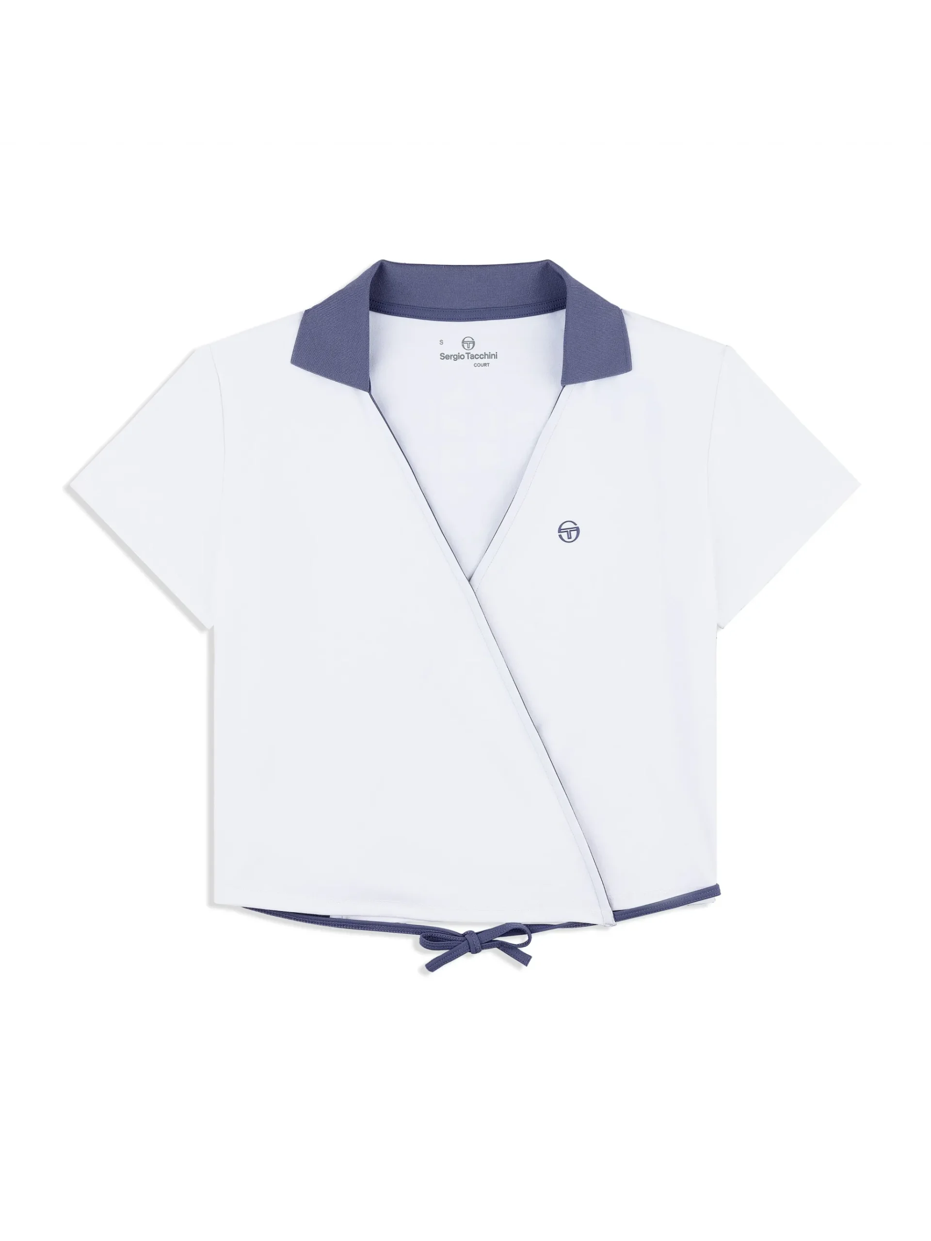 Agata Wrap Polo- Brilliant White