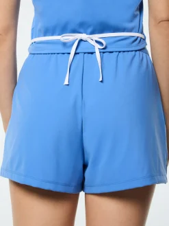 Agata Wrap Polo- Ultramarine