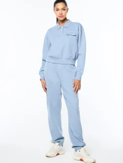 Aida Polo- Faded Denim