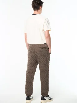 Aversa Quilted Sweatpant- Morel
