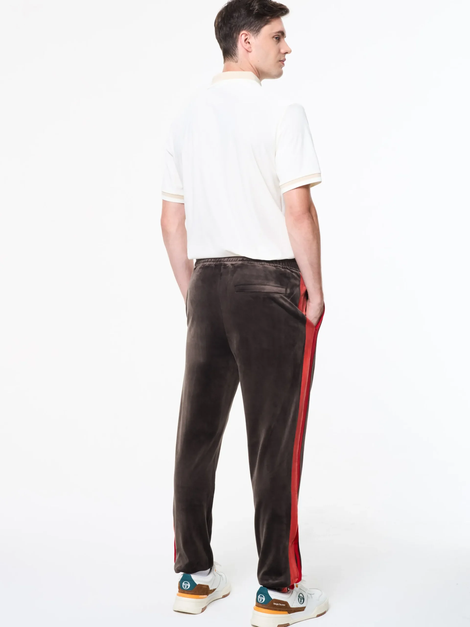 Banda Velour Track Pant- Mulch