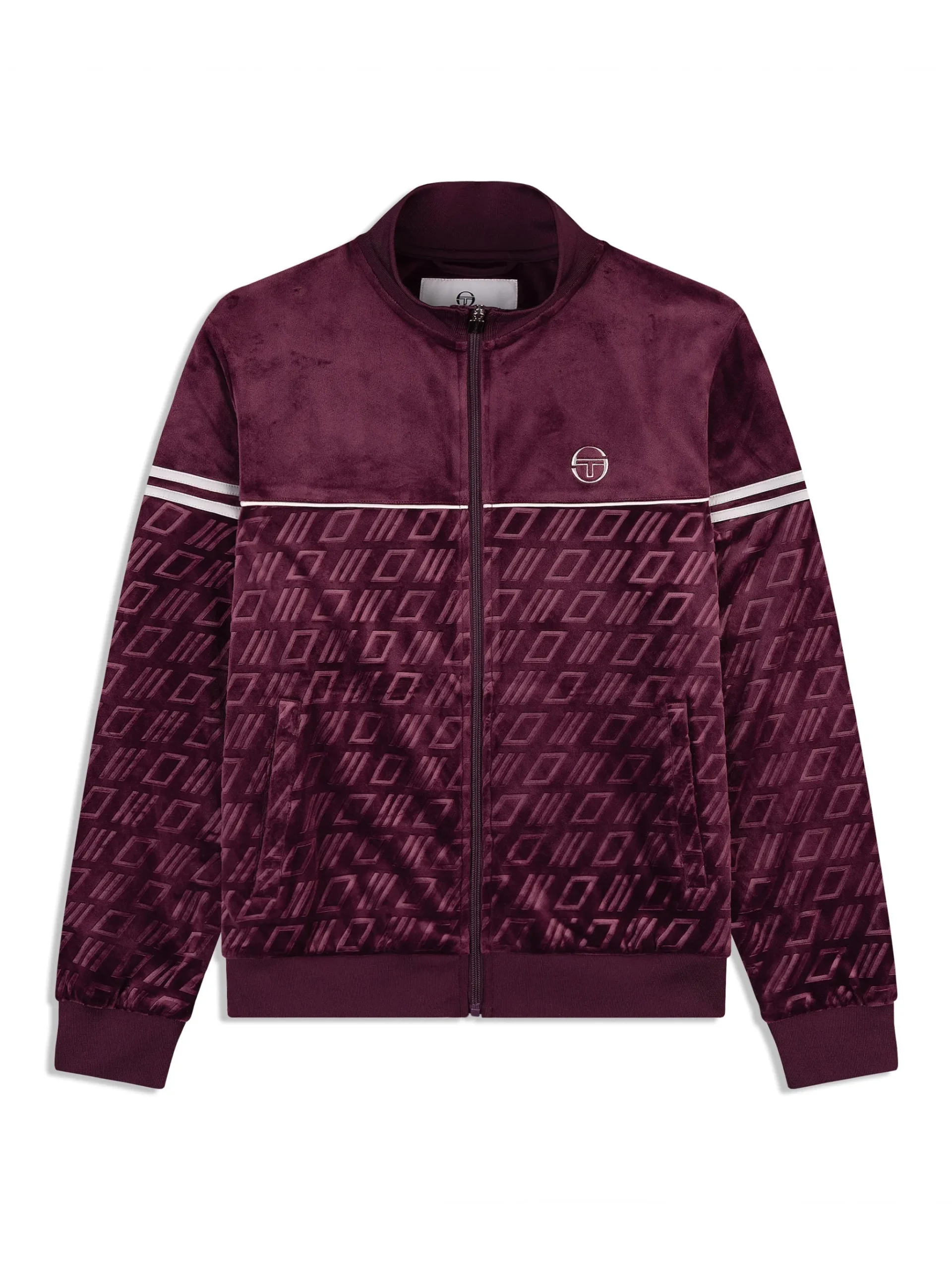 Bandiera Track Jacket- Potent Purple