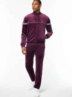 Bandiera Track Jacket- Potent Purple