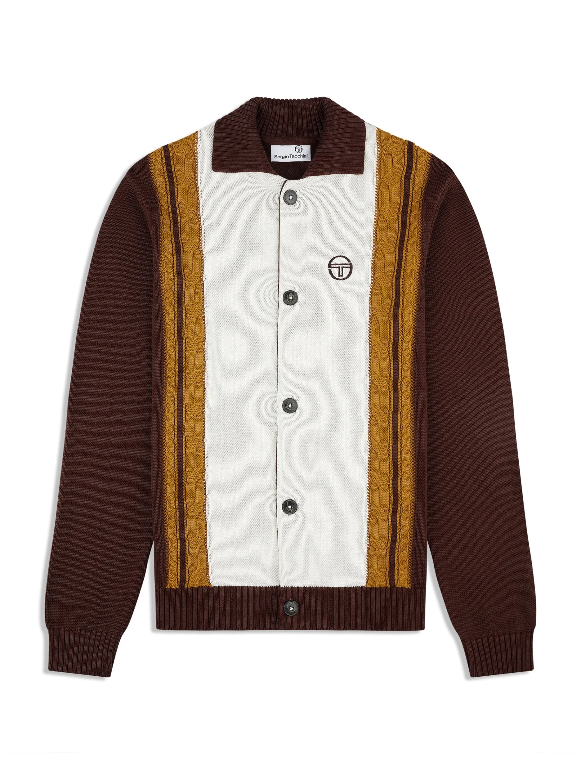 Bruni Knit Cardigan- Bitter Chocolate