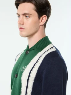 Bruni Knit Cardigan- Maritime Blue