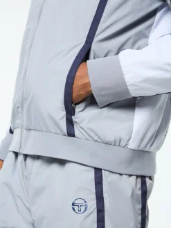 Campo Court Track Jacket- Quiet Grey