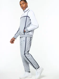 Campo Court Track Jacket- Quiet Grey