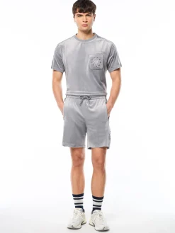 Cresta Velour Short-Sleet