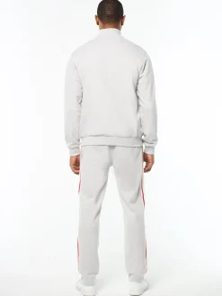 Cursivo Track Jacket- Quiet Grey
