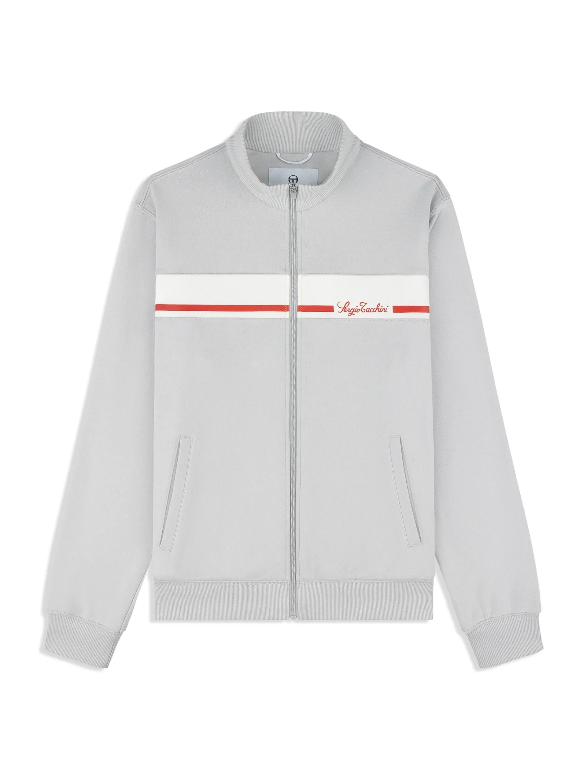 Cursivo Track Jacket- Quiet Grey