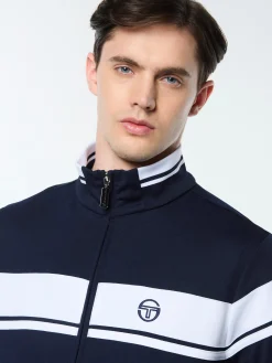 Damarindo Track Jacket Archivio- Maritime Blue/ White