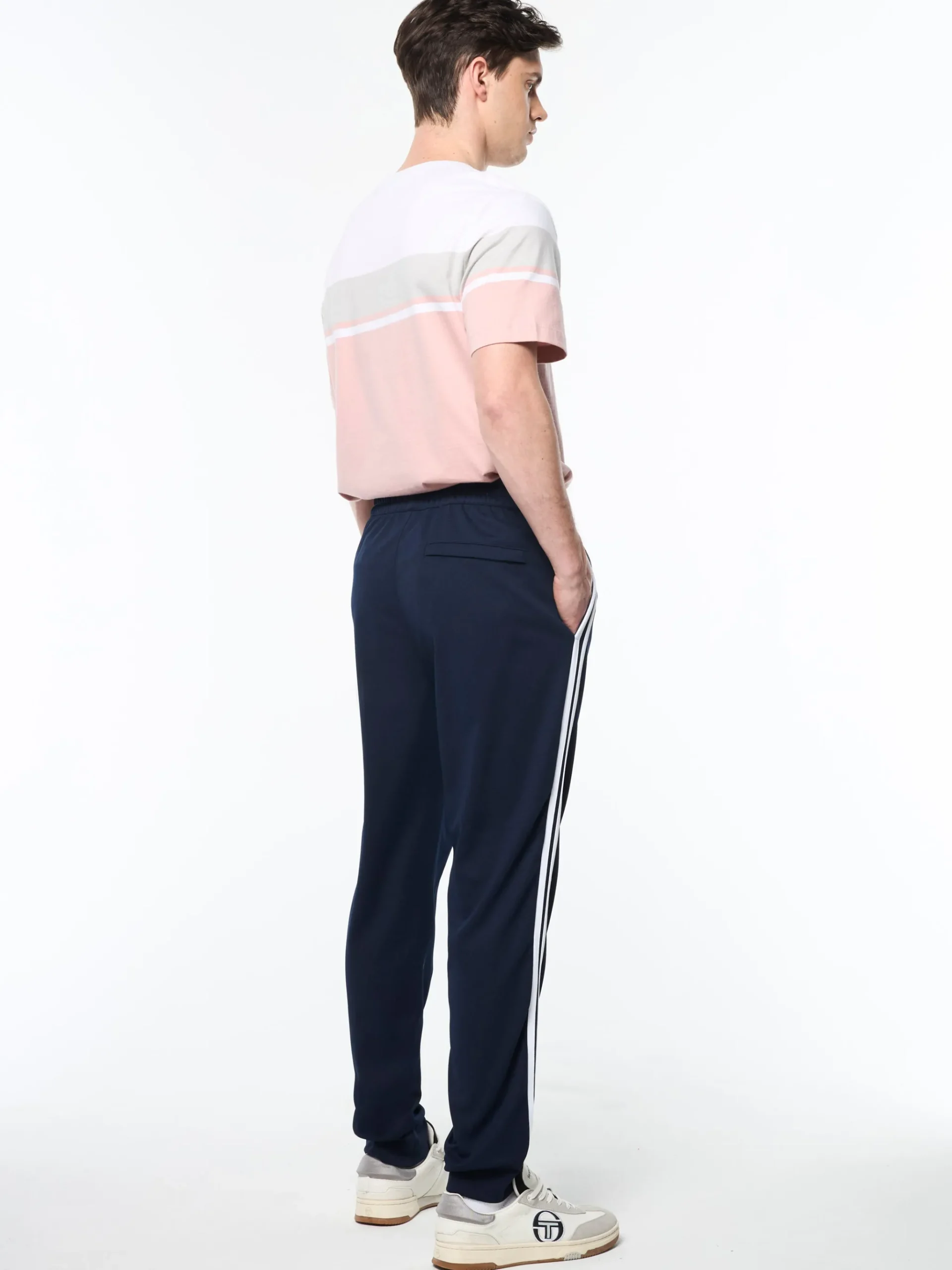 Damarindo Track Pant Archivio- Maritime Blue/ White