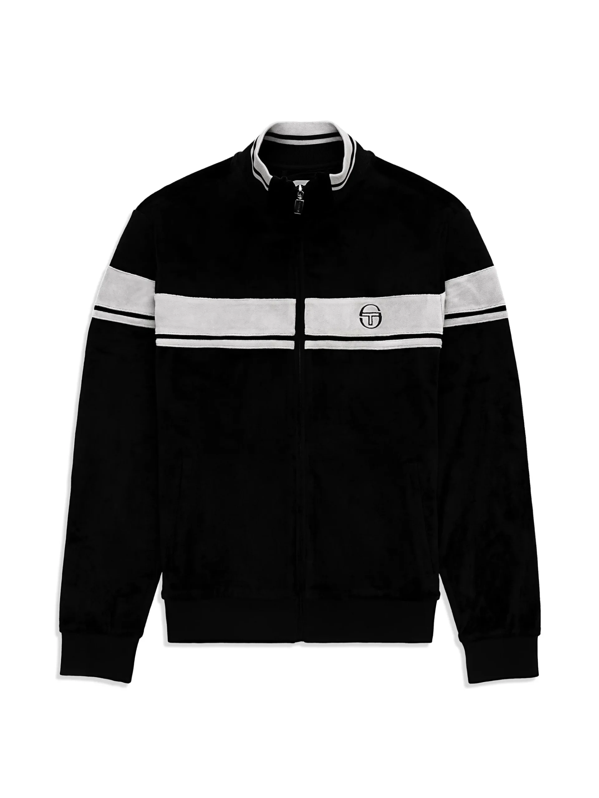 Damarindo Velour Track Jacket- Black Beauty