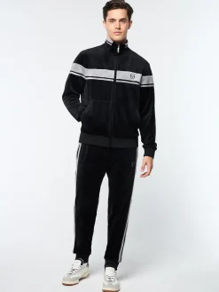 Damarindo Velour Track Jacket- Black Beauty