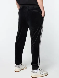 Damarindo Velour Track Pant- Black Beauty