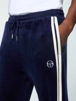 Damarindo Velour Track Pant- Maritime Blue