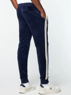 Damarindo Velour Track Pant- Maritime Blue