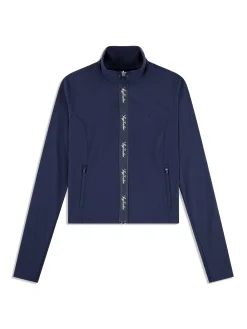 Delfina Contour Track Jacket- Maritime Blue