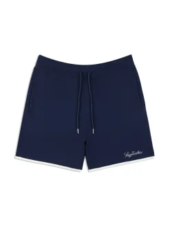 Enzo Knit Shorts- Maritime Blue