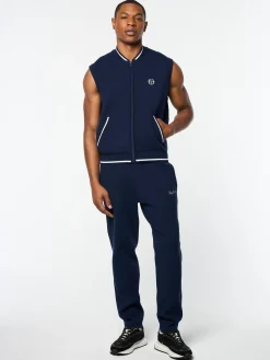 Enzo Knit Vest- Maritime Blue