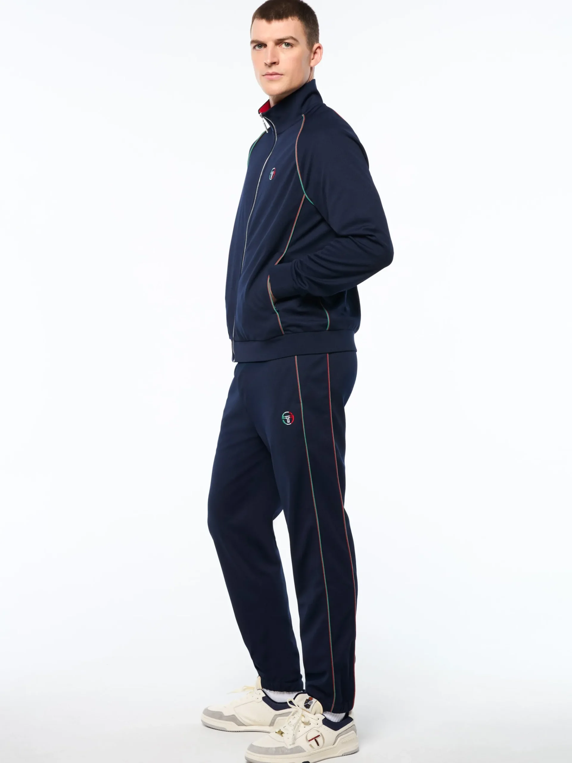 Eredita Track Jacket-Maritime Blue