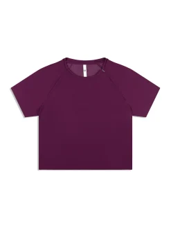 Eva Cropped Top- Potent Purple