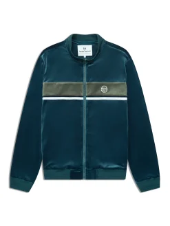 Forato Velour Track Jacket-Mediterranea