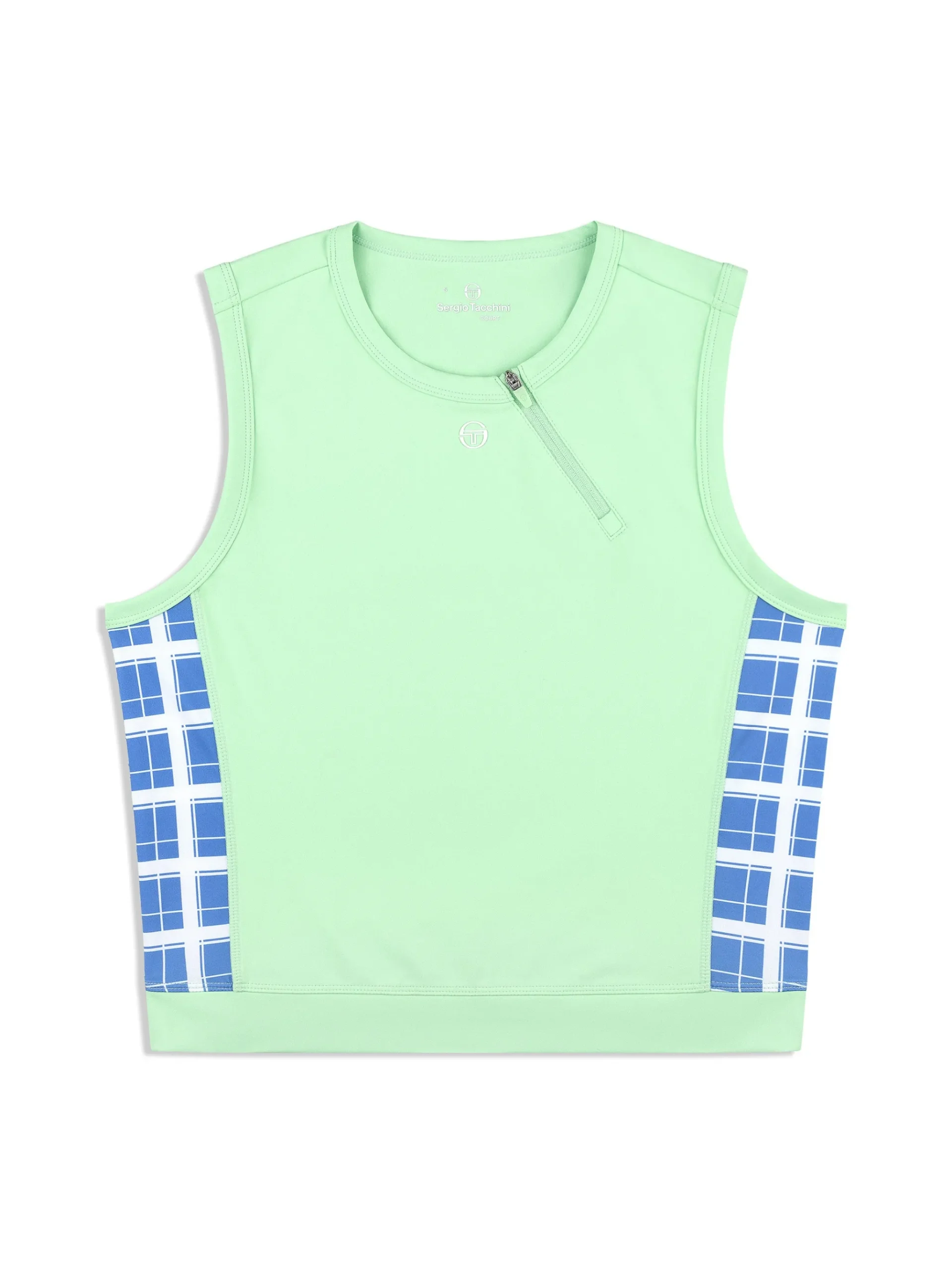 Lara Cropped Top- Green Ash