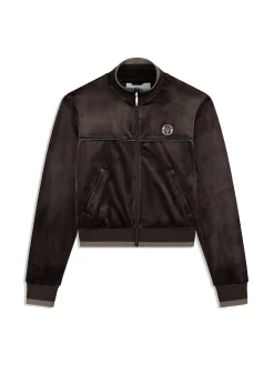 Leta Velour Jacket- Mulch