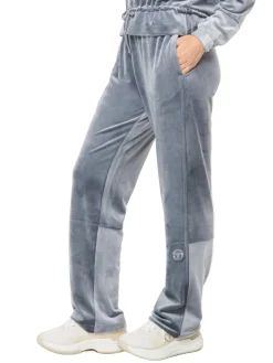 Lina Velour Track Pant- Quiet Shade