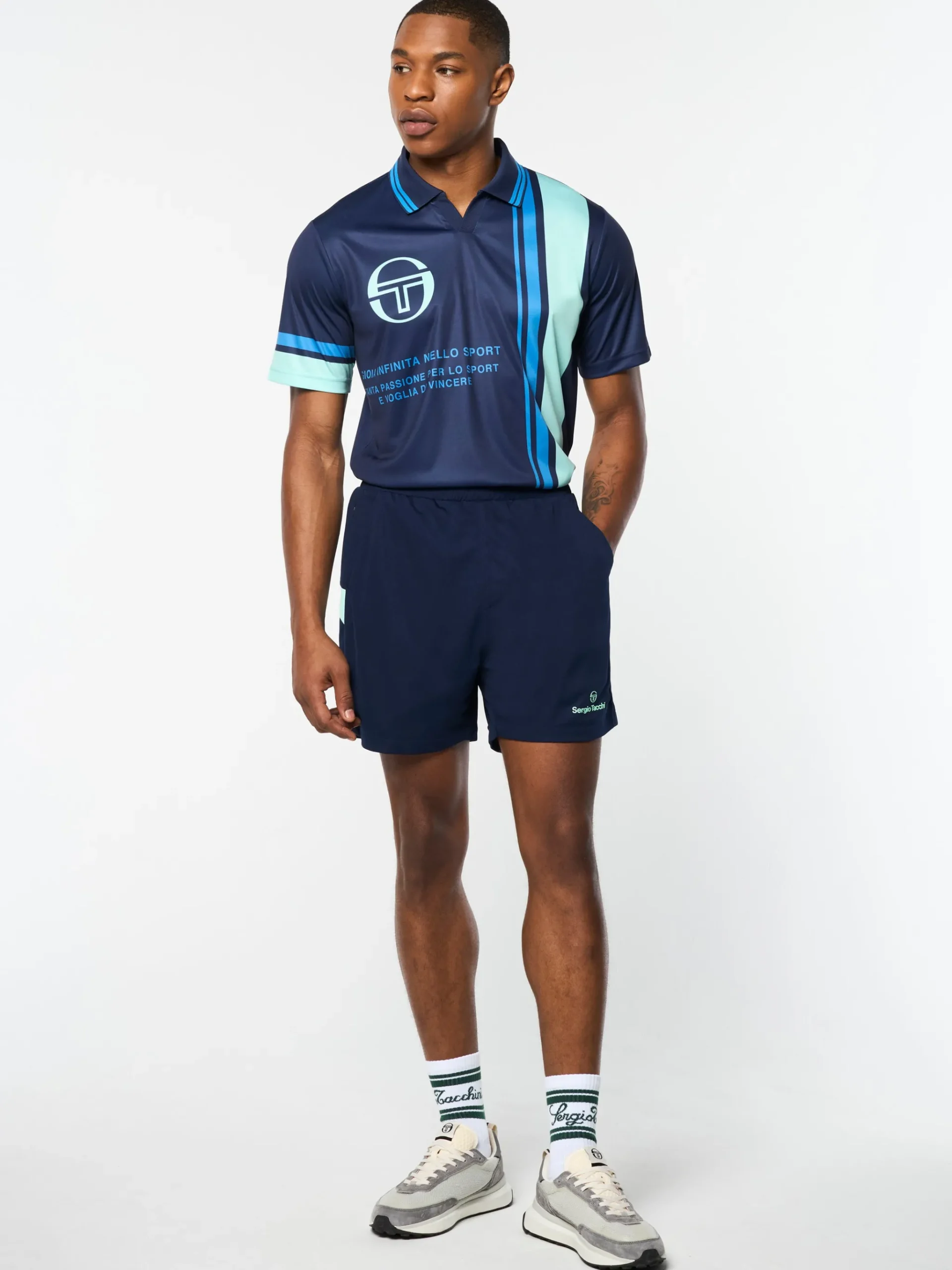 Luca Piqué Short- Maritime Blue