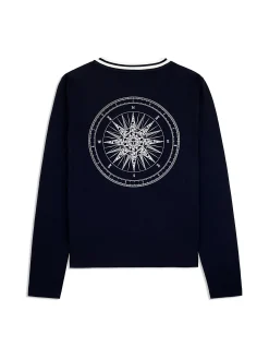 Marina Crew Neck- Maritime Blue