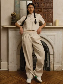 Mia Track Pant- Fog