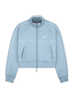 Miss Lioni Track Jacket- Faded Denim