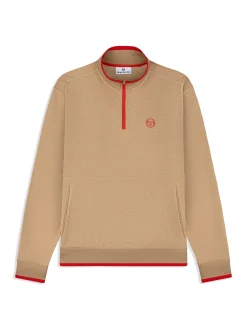 Nuvola Quarter Zip- Bronze Brown