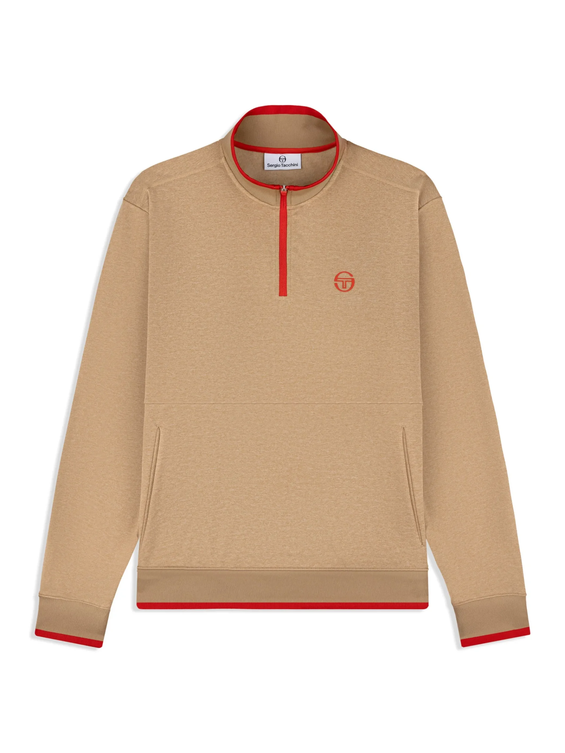 Nuvola Quarter Zip- Bronze Brown