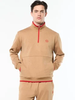 Nuvola Quarter Zip- Bronze Brown