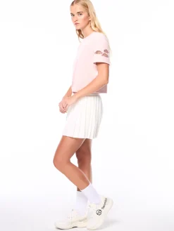 Nuvola Velour Cropped T-Shirt-Barely There