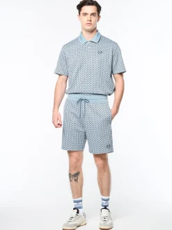 Paolo Knit Shorts- Faded Denim