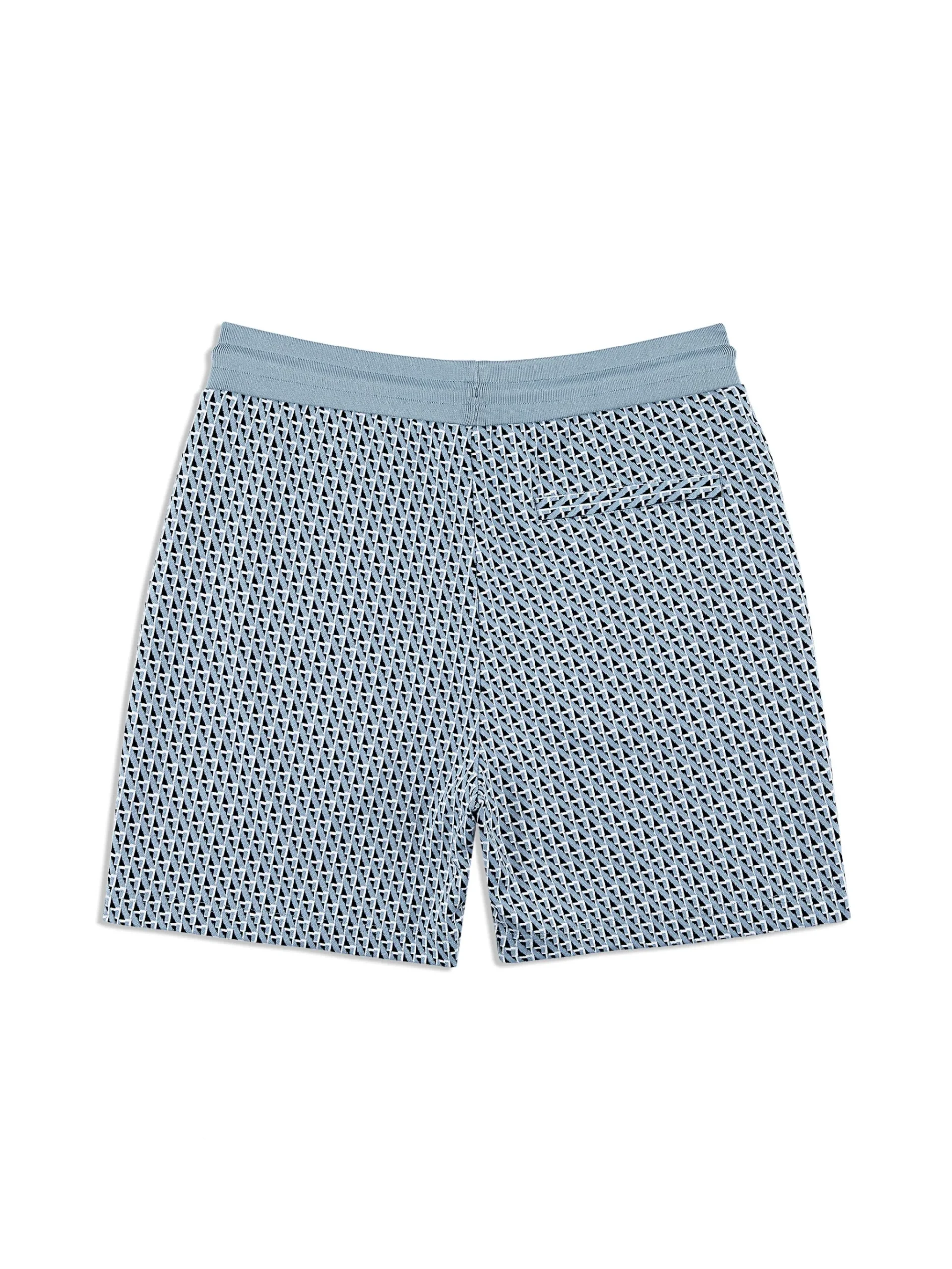 Paolo Knit Shorts- Faded Denim