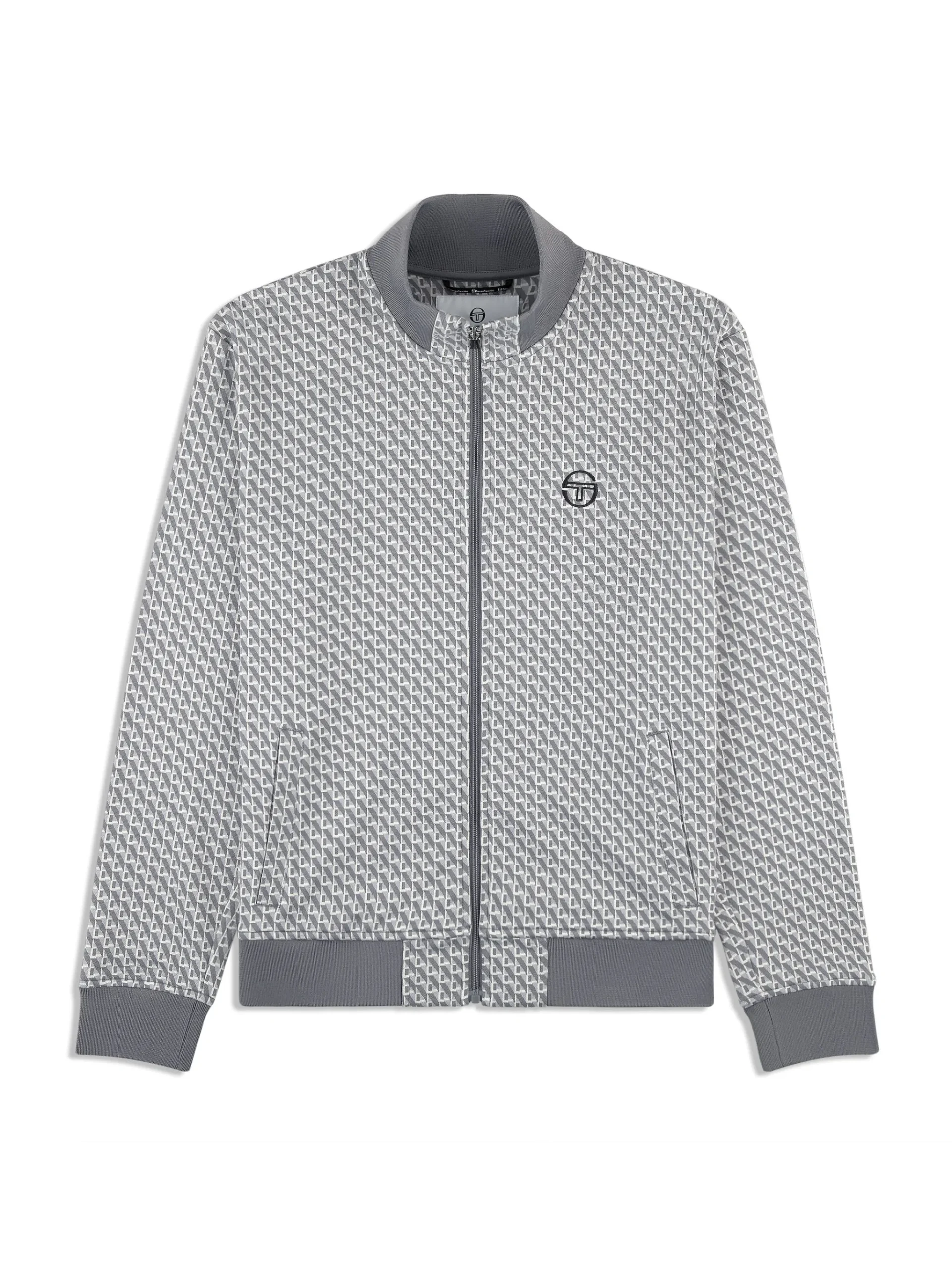 Paolo Knit Track Jacket- Quiet Shade