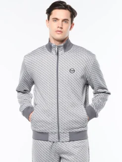 Paolo Knit Track Jacket- Quiet Shade