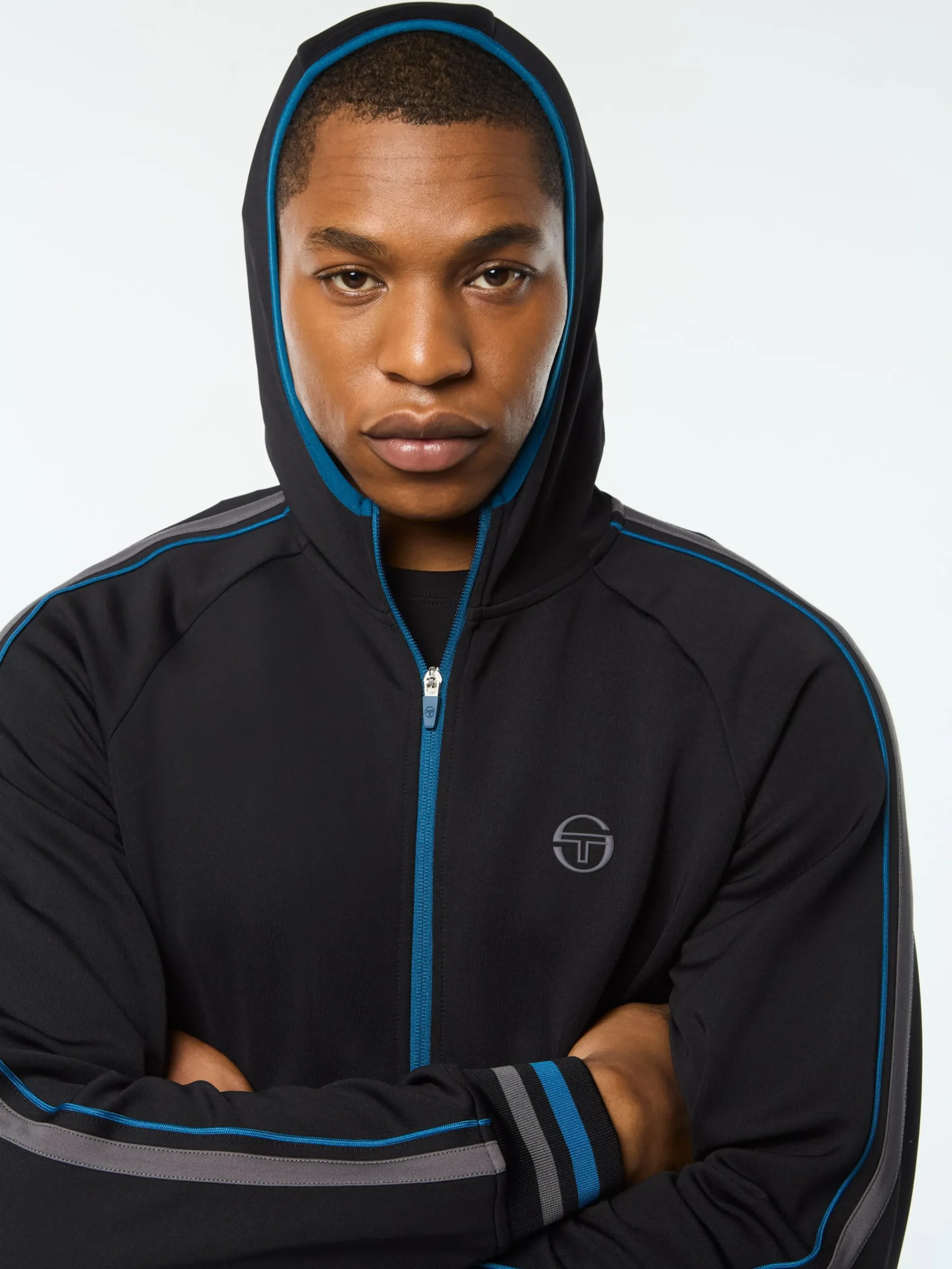 Pietro Track Jacket- Black Beauty