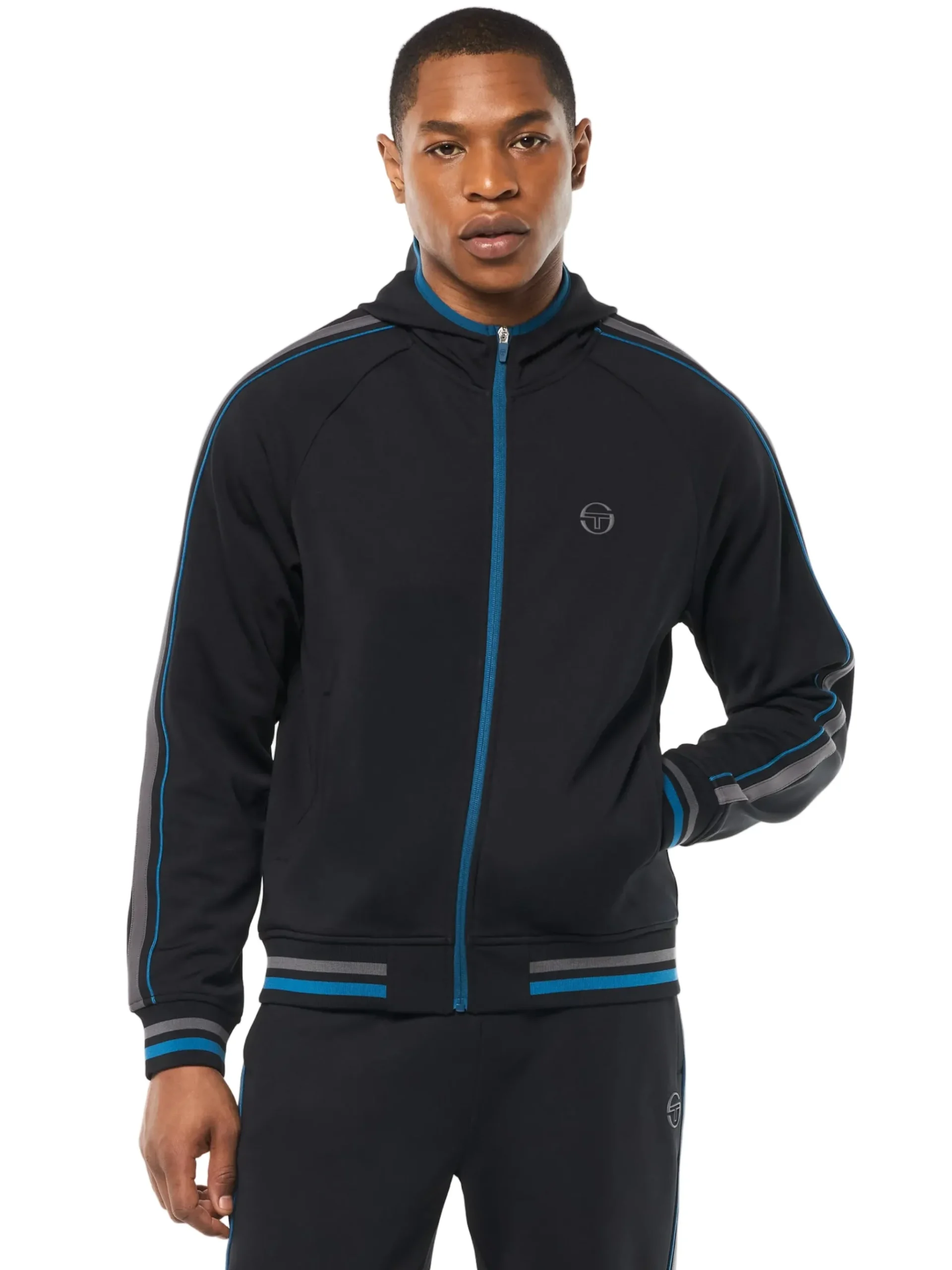 Pietro Track Jacket- Black Beauty