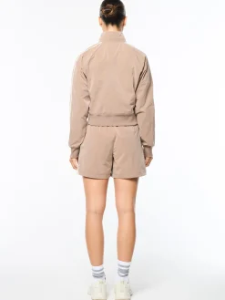 Pippa Track Jacket- Taupe Grey