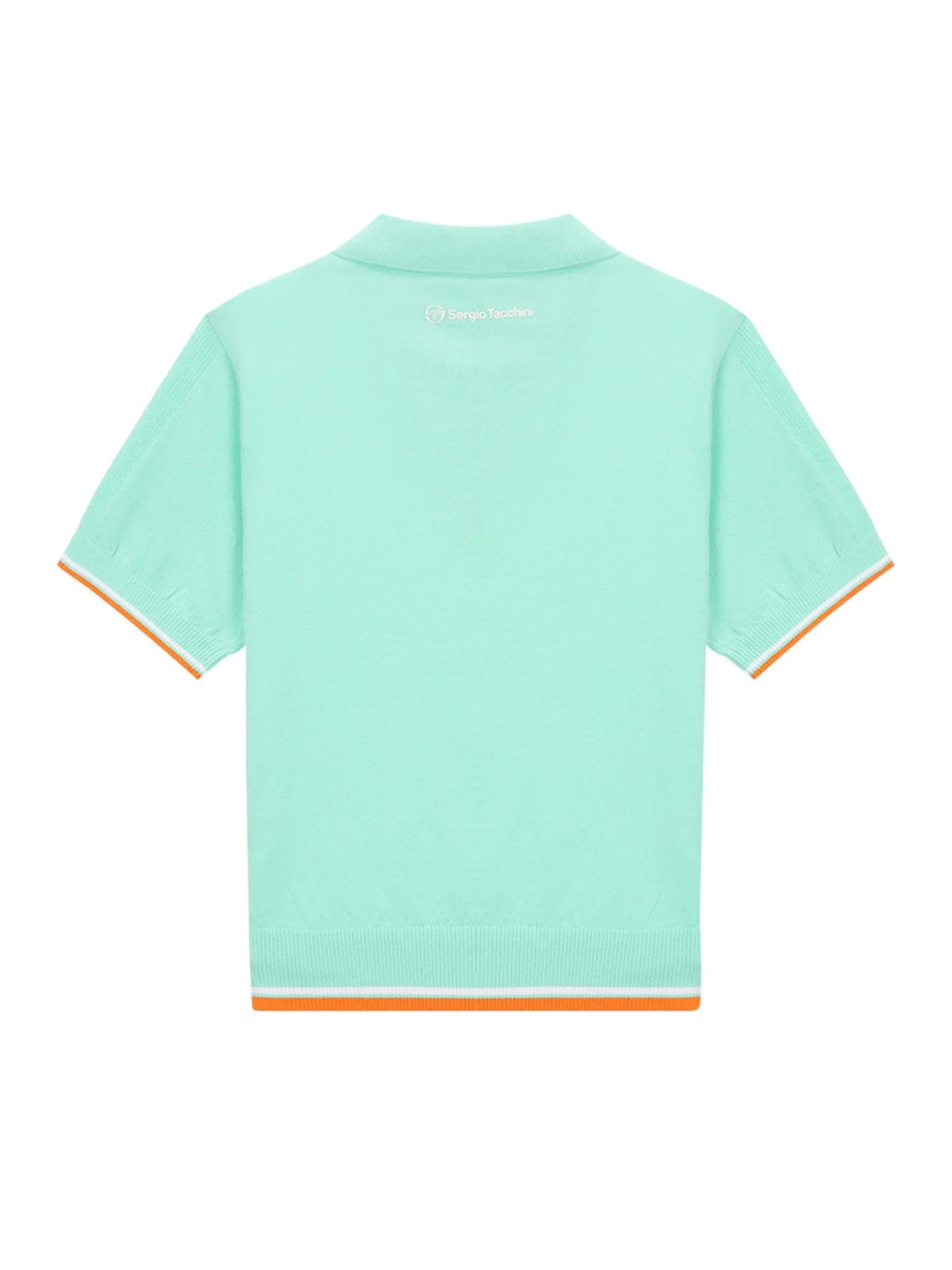 Preppy Knit Polo- Light Mint