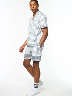 Quadretto Cabana Shirt- Brilliant White