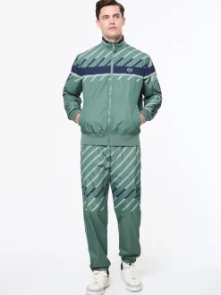 Quadretto Track Jacket- Duck Green