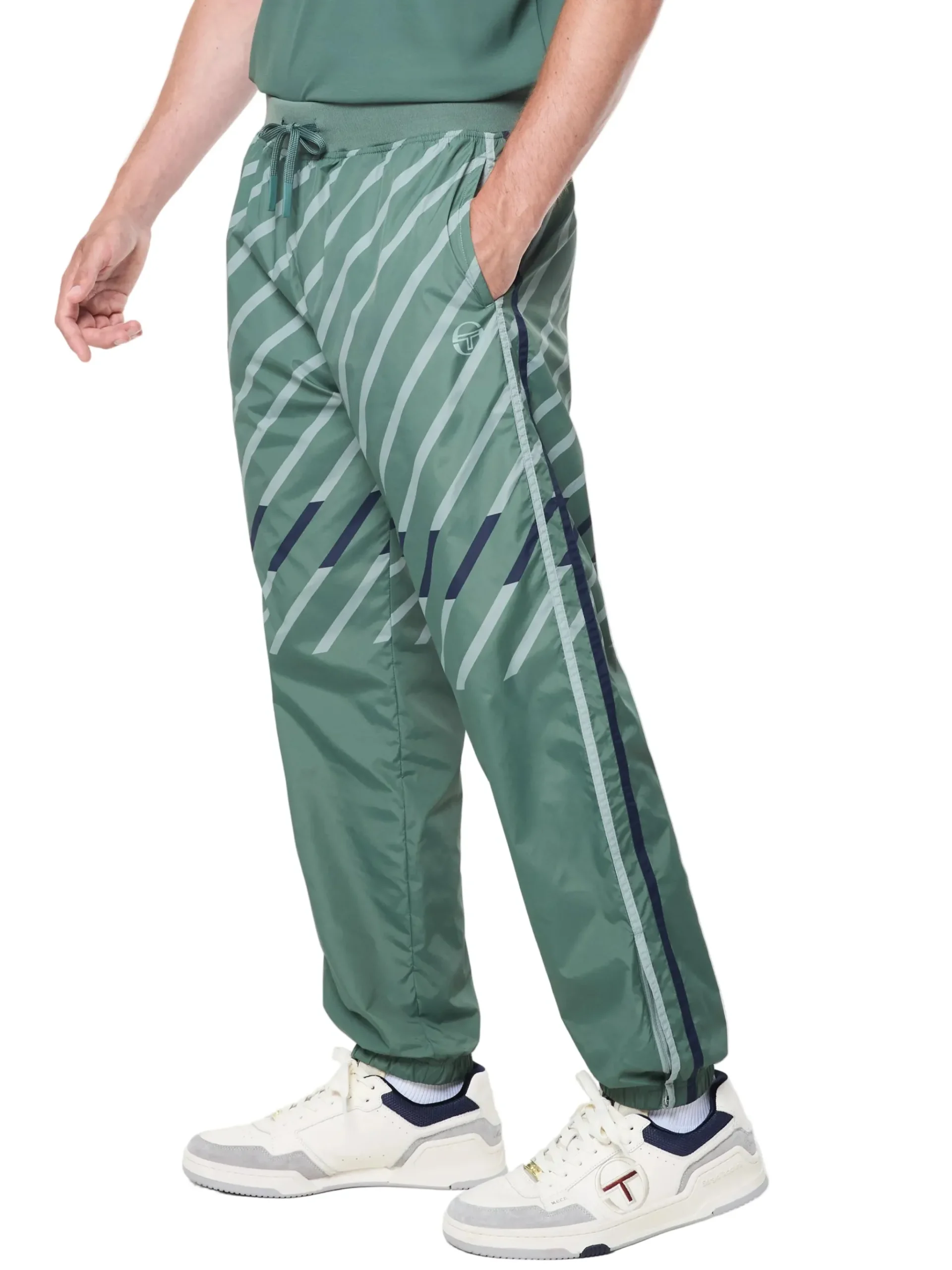 Quadretto Track Pant- Duck Green